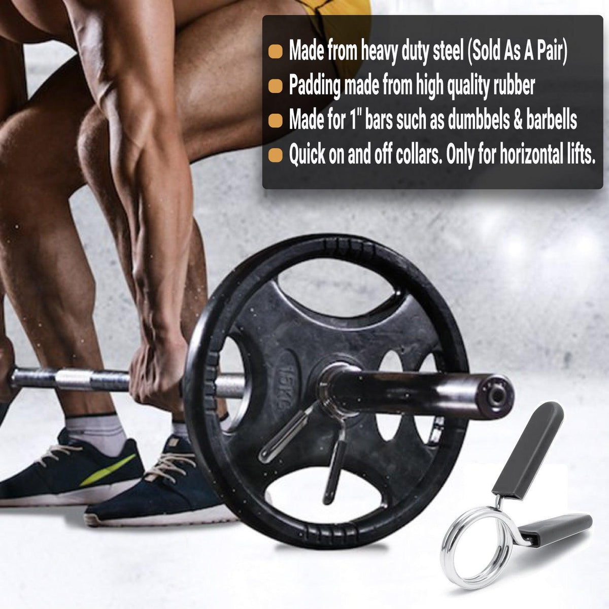 barbell clips