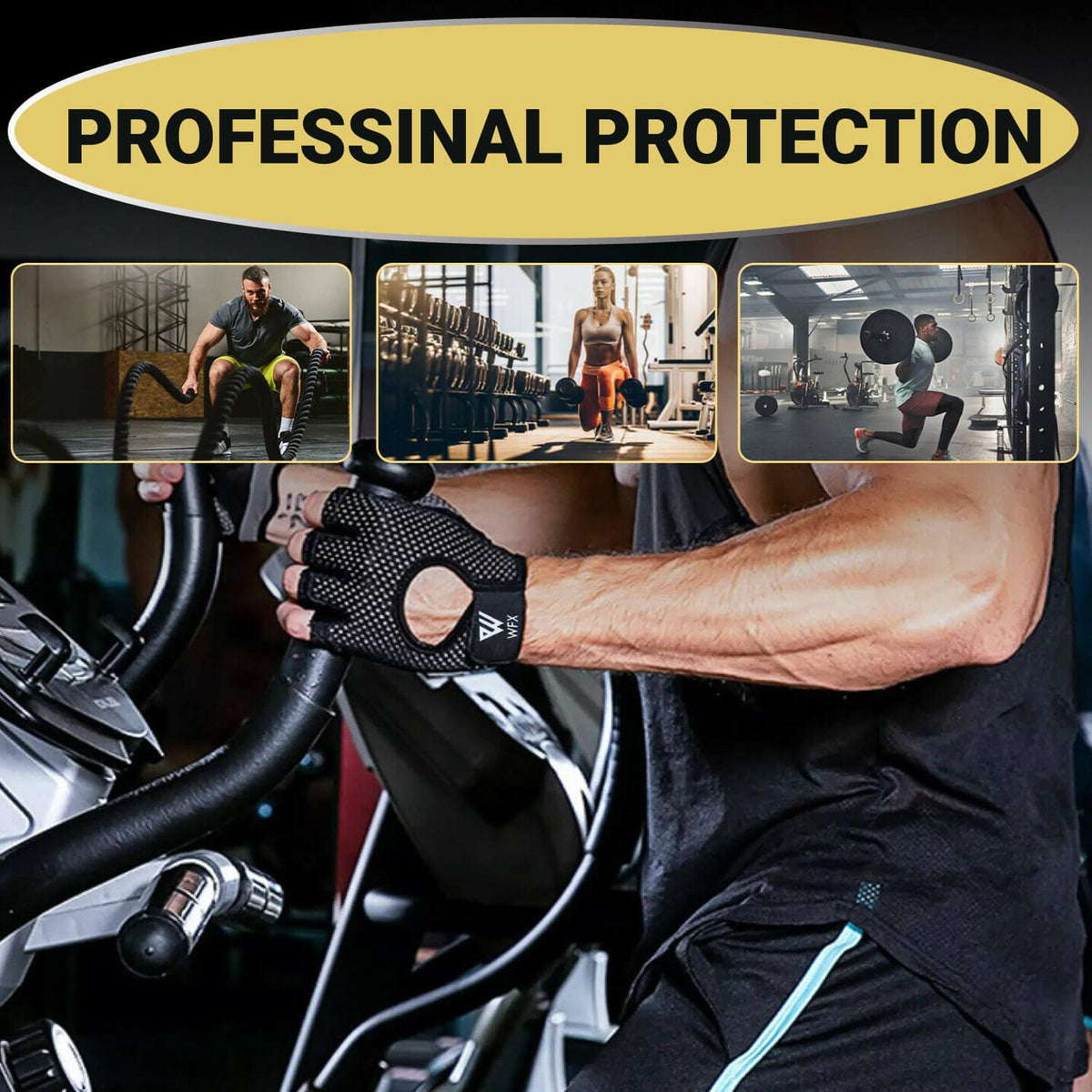breathable workout gloves