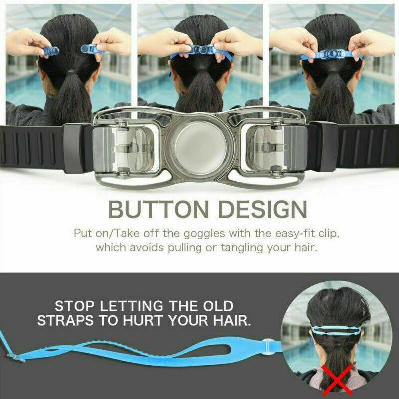 swimming goggles with nose clip