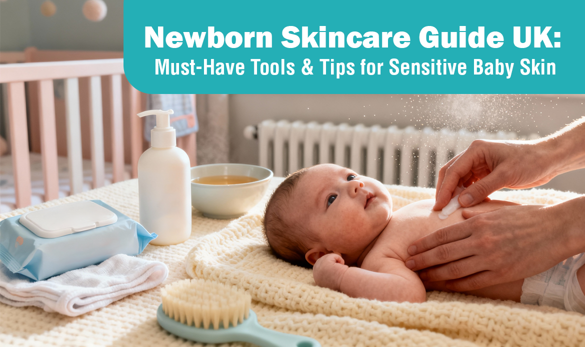 Newborn Skincare Guide UK: Must-Have Tools & Tips for Sensitive Baby Skin