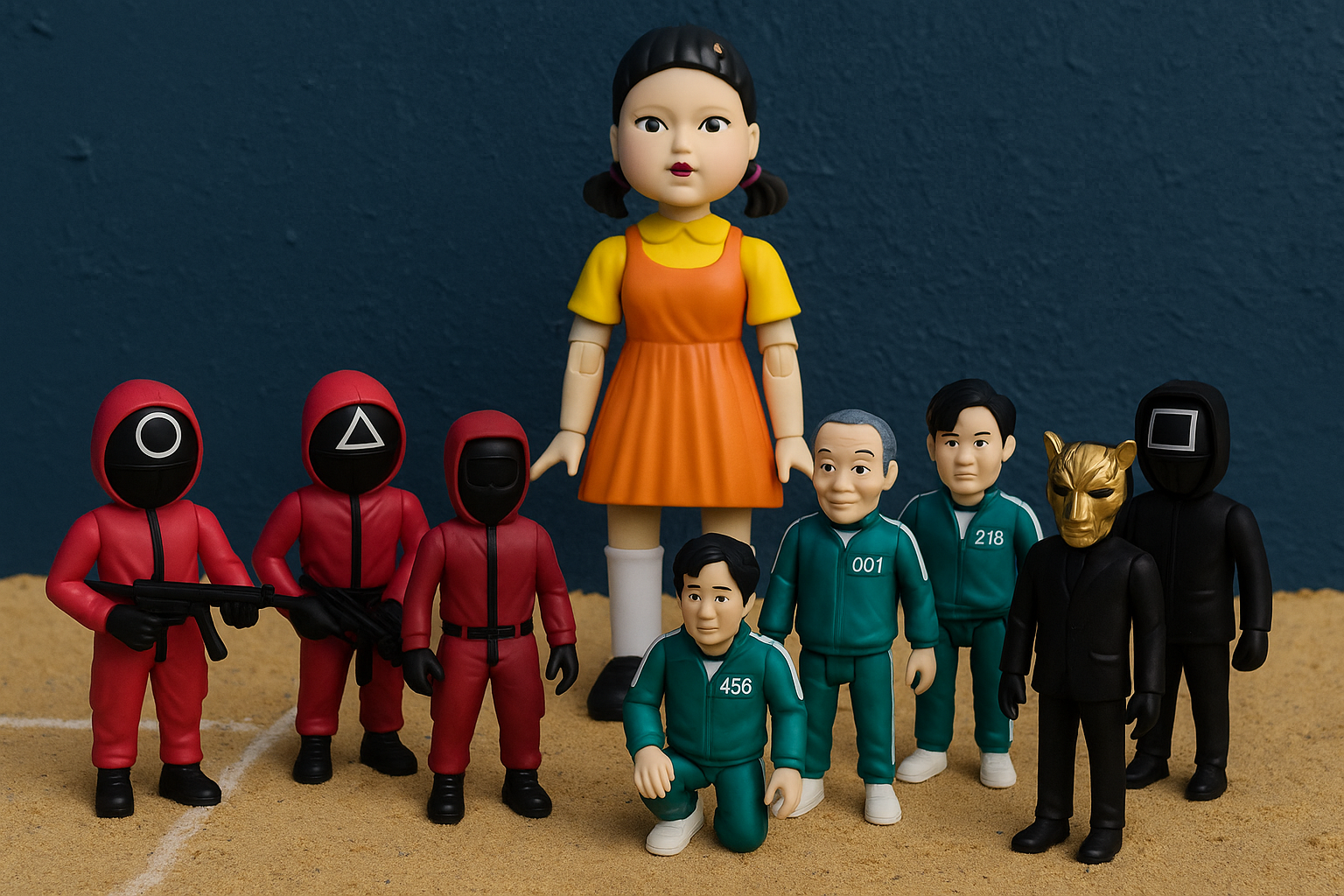 Unbox the Thrill: Squid Game Action Figures Set