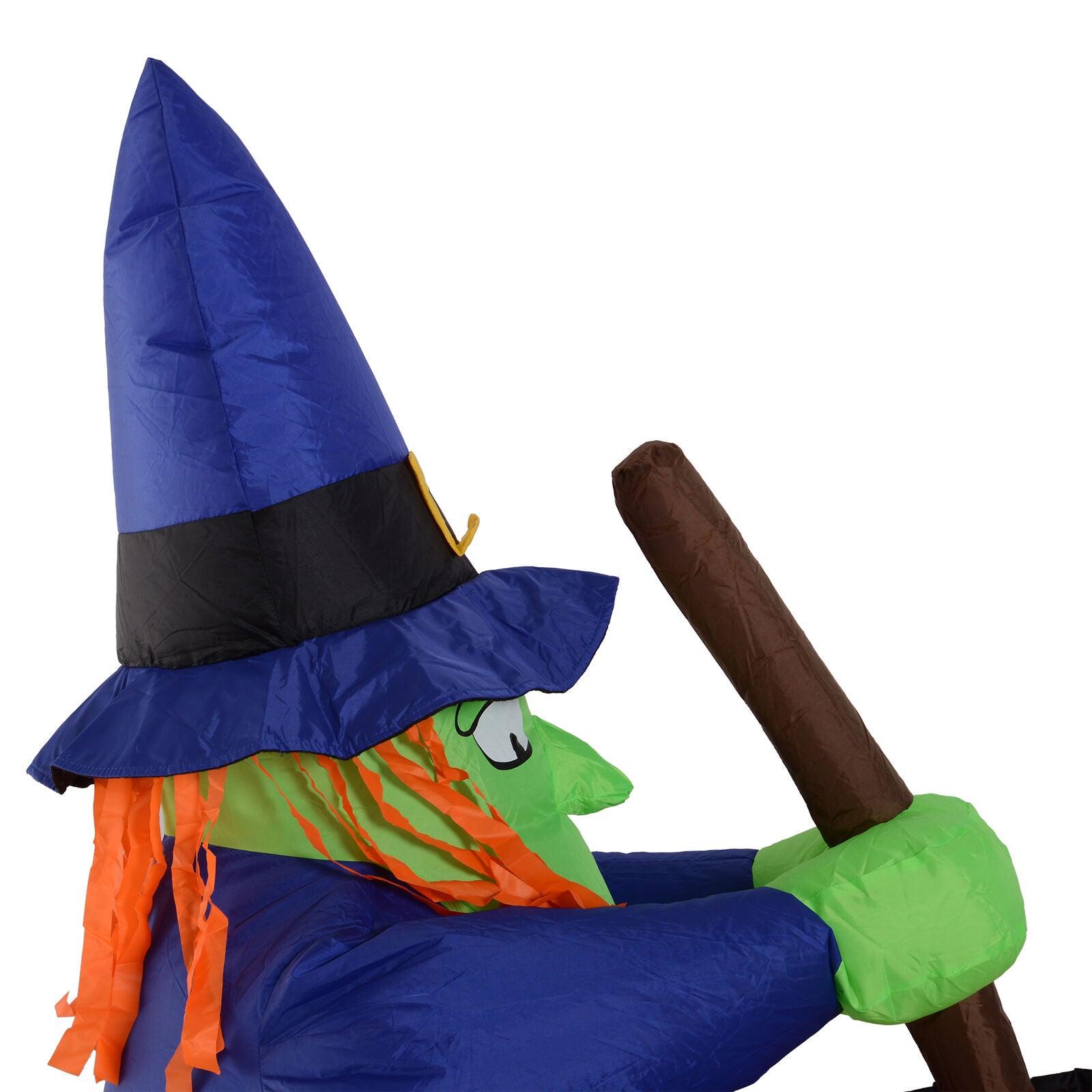 Halloween Inflatables Outdoor - 1.8m Tall Inflatable Halloween Decoration Witches Light Airblown Outdoor