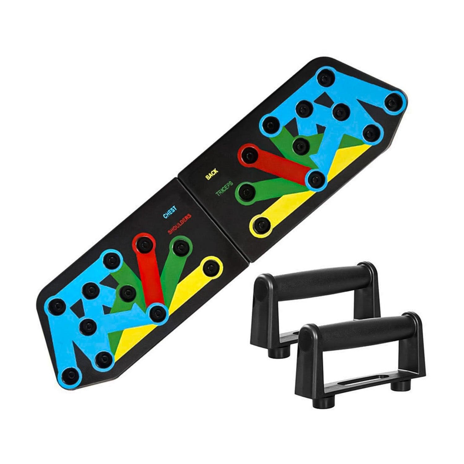 Powerpress Push Up - Push Up Rack Board Fitness Workout Pushup Stand