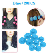 Spoolies Hair Curlers UK - 20/40PCS No Heat Silicone DIY Soft Magic Hair Curlers