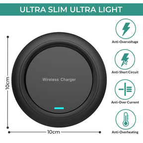 Wireless Phone Charger - 20W Fast Wireless Charger for iPhone & Samsung Galaxy S Series