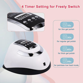 Nail Gel Dryer - Professional Polish Dryer Gel Acrylic Curing Lights