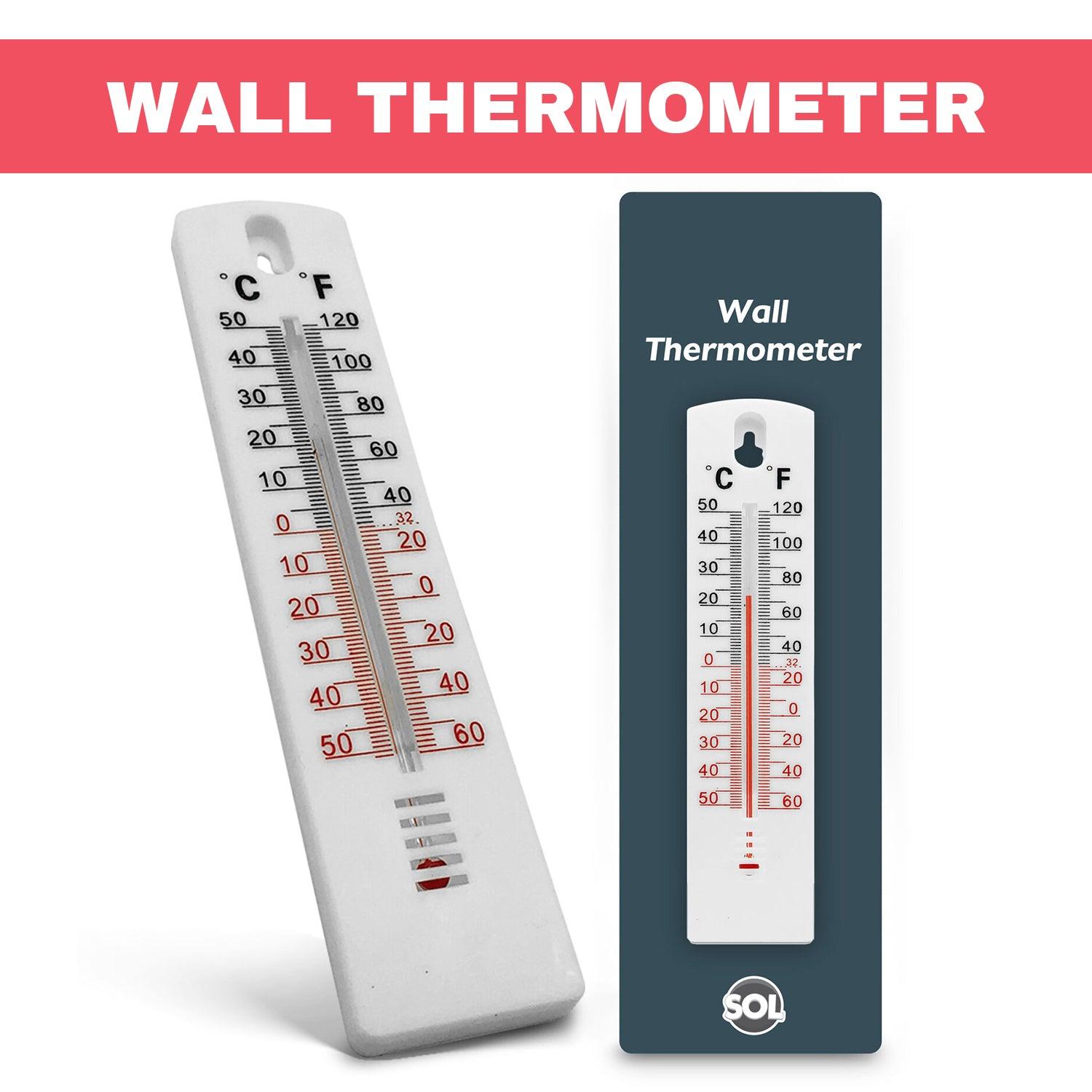 Indoor Wall Thermometer - 2 Indoor Outdoor Room Office Temperature