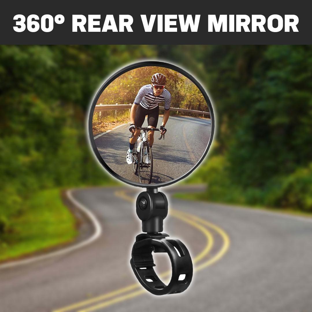 Handlebar Mirrors for Bicycles - 360° Flexible Handlebar Mirror For Bicycle