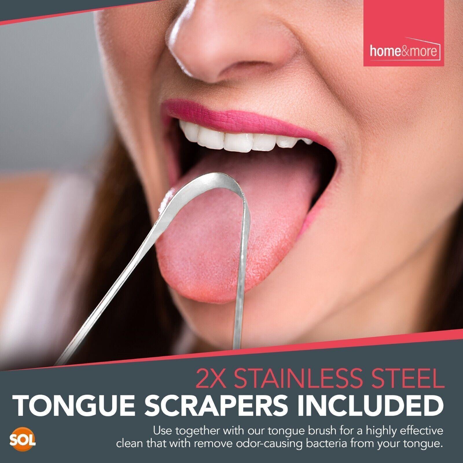 Tongue Cleaner with Toothbrush 