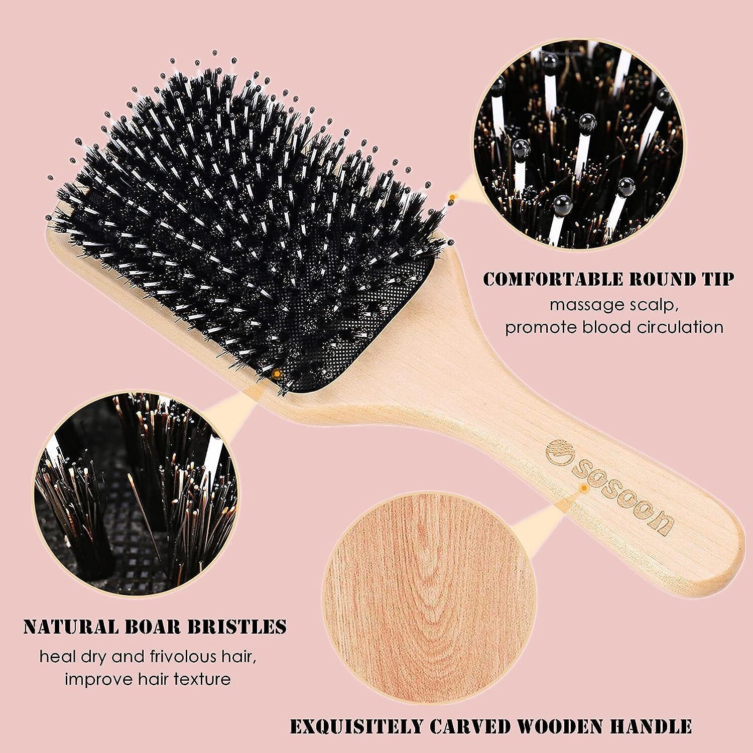 Luxury Hair Brush Set - 5pk Hair Brush Set for Women