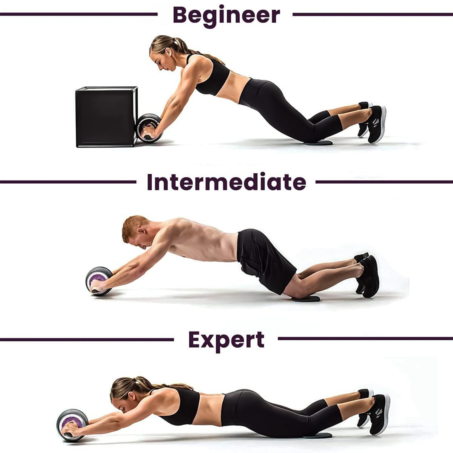 Gym Abs Roller 