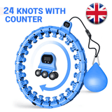 MASKURA Smart Weighted Hula Hoop With Counter 24 knots - Weight Loss Hula Hoop, Smart Fitness, Adjustable Ring Size With Counter Suitable For Adult - Maskura -  Get Trendy, Get Fit