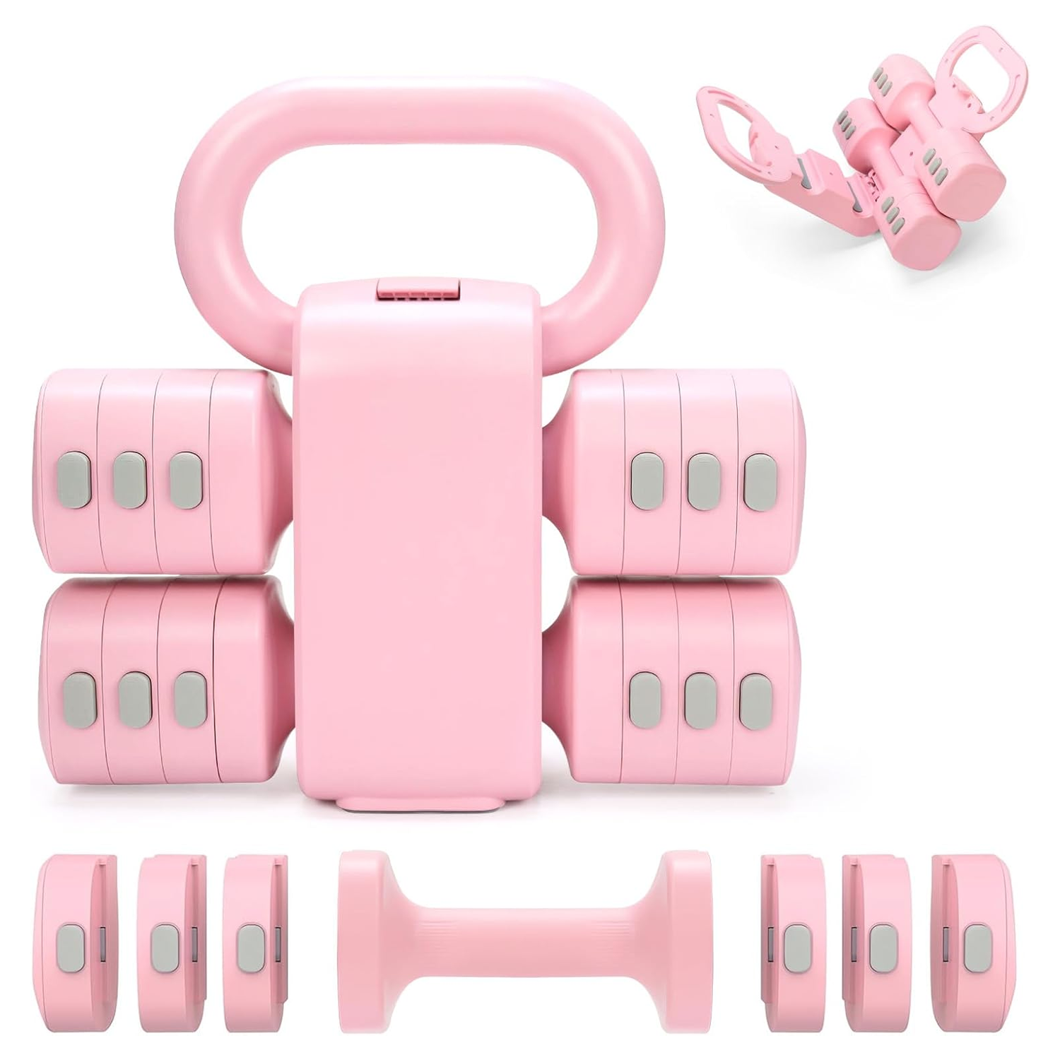 Adjustable dumbbells set for home gym workouts