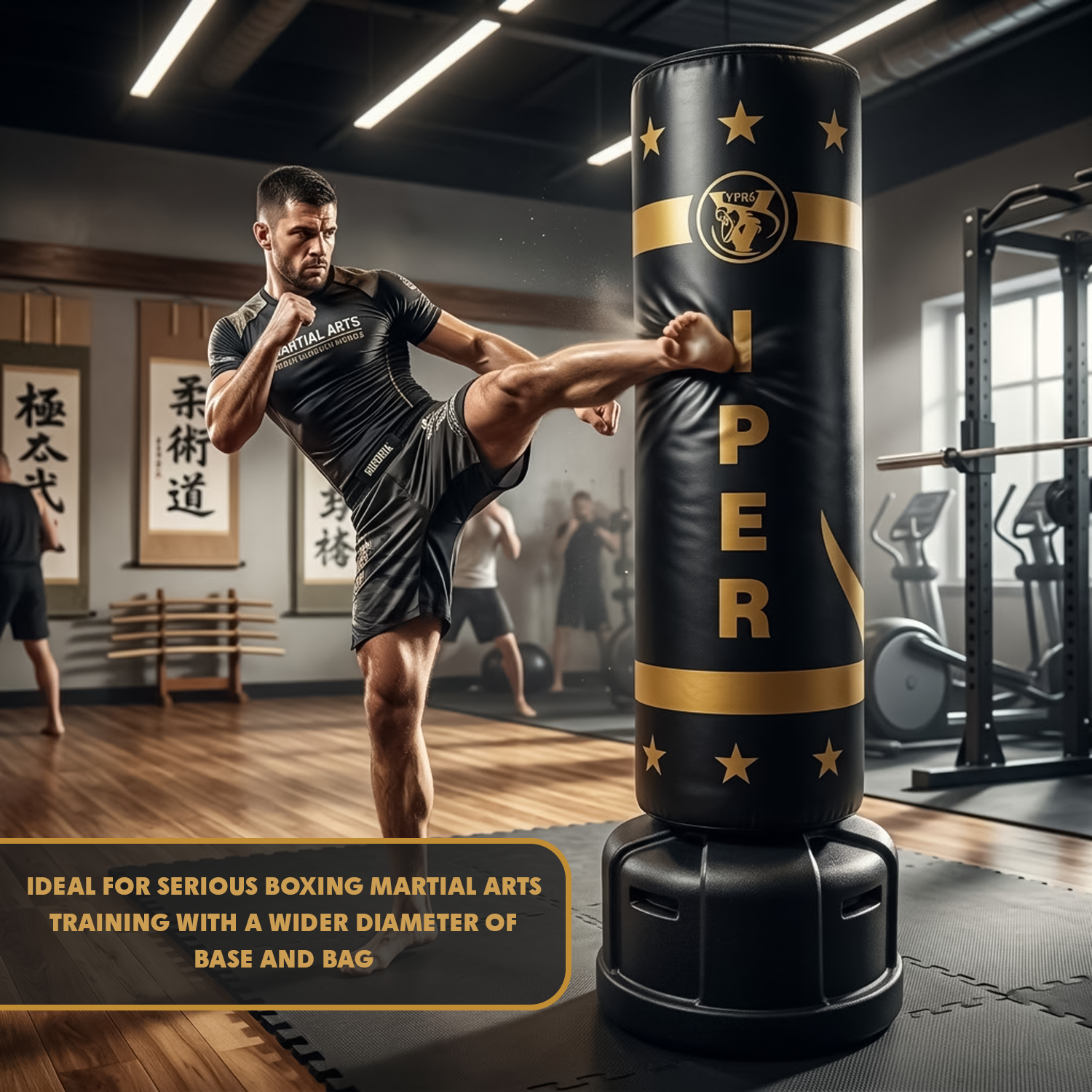 Adjustable standing punch bag for adults and teens