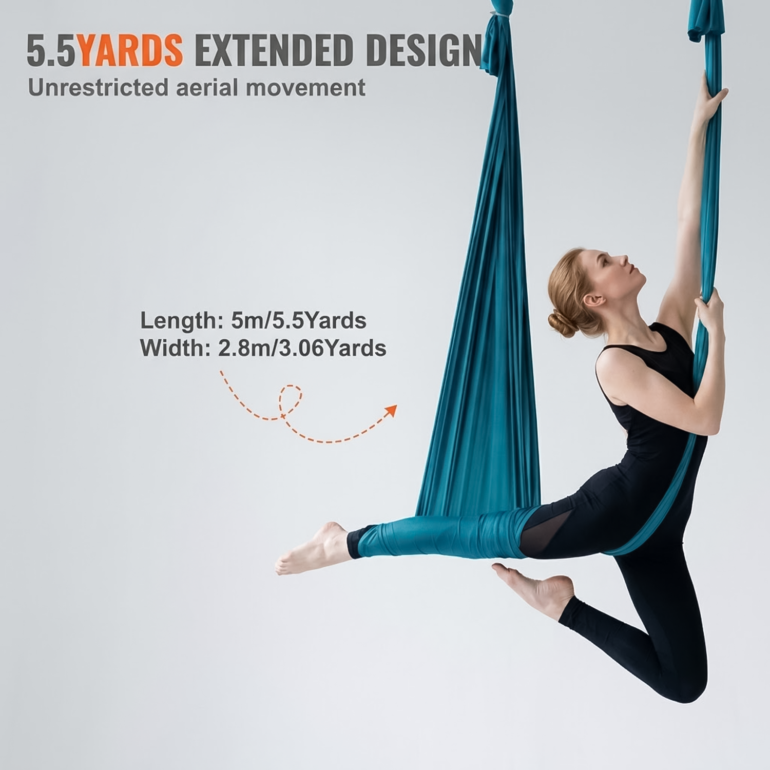 Aerial Yoga Hammock Swing Set - Anti-Gravity Inversion & Yoga Support | UK