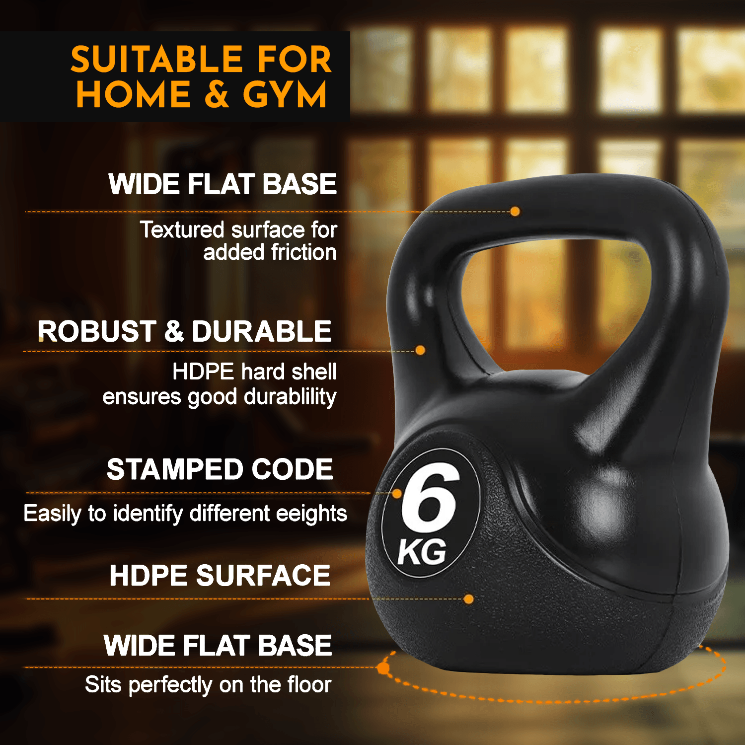 Affordable cast iron kettlebell set