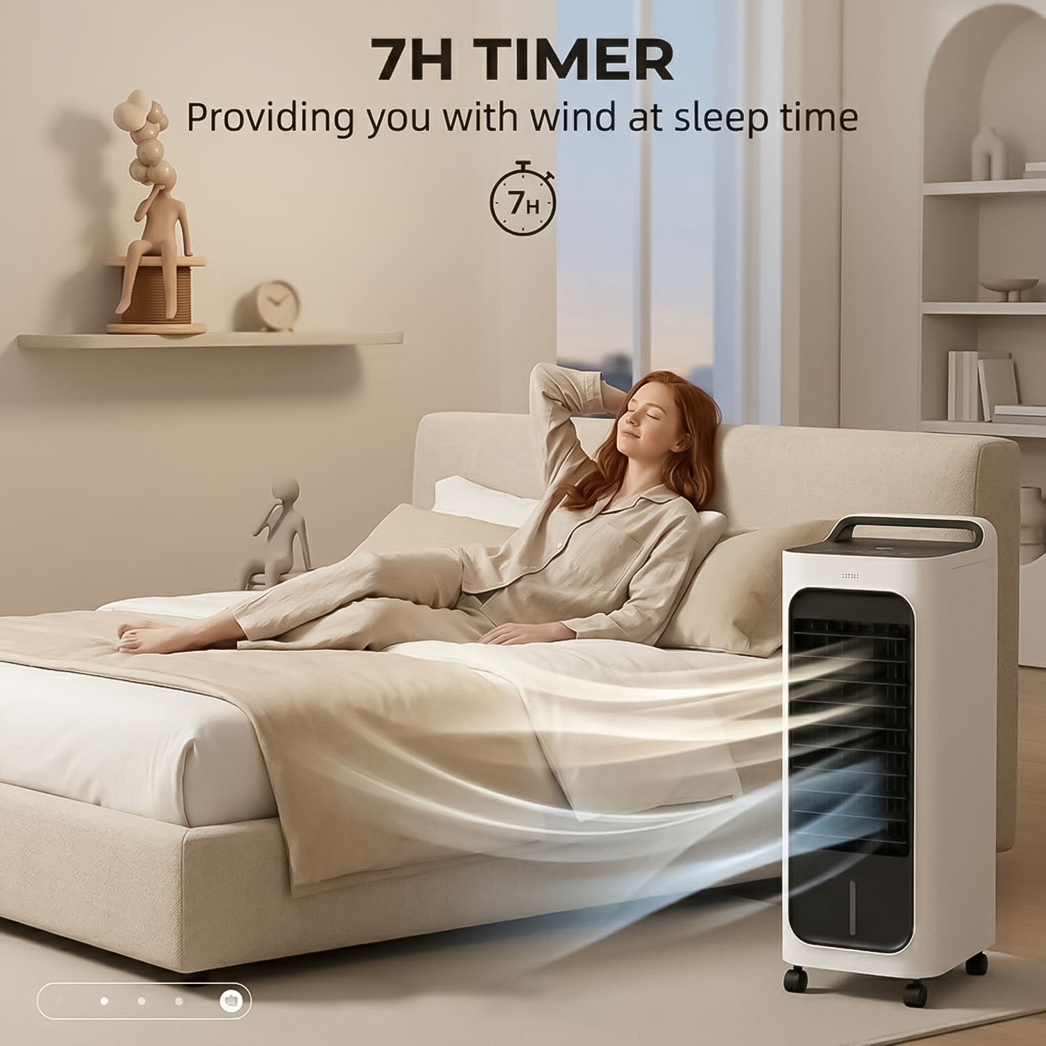 Portable Air Conditioner - 2L/4L/5L Air Cooler Evaporative Oscillating Unit Ice Fan W/ Remote Swing AC