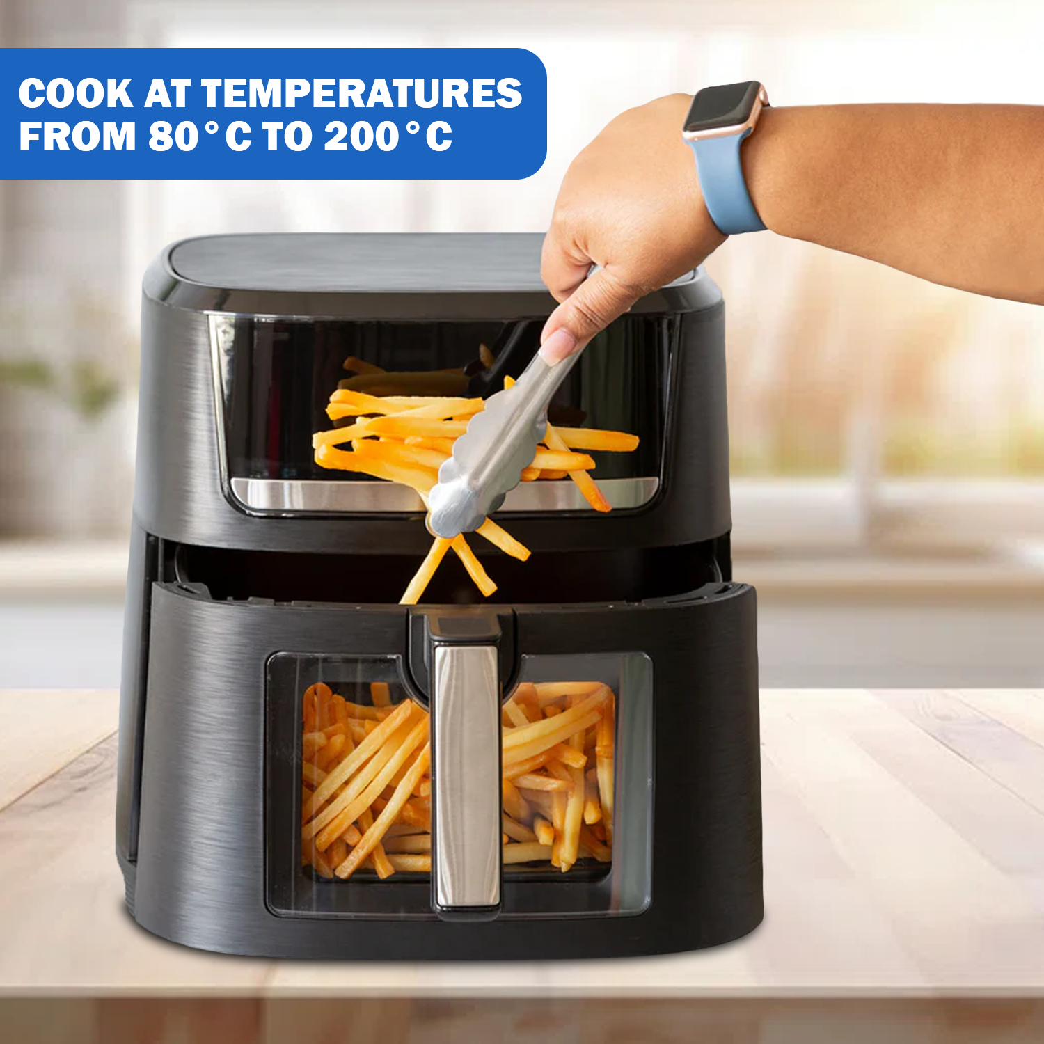 Air fryer for healthy oil-free cooking