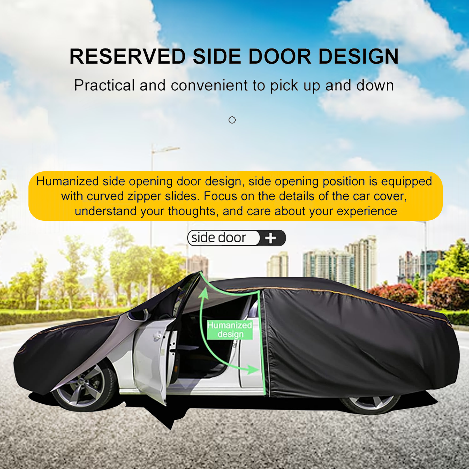 All-season car cover for dust and sun protection