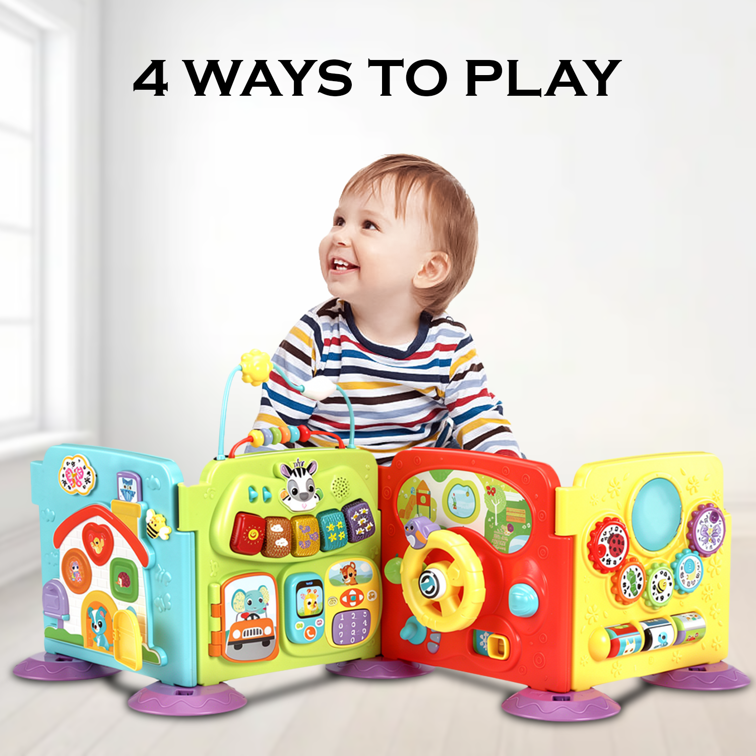 Baby activity cube educational toy for toddlers