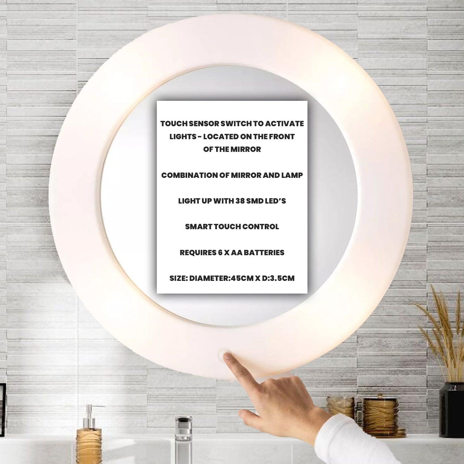 Bathroom Light with Touch Sensor
