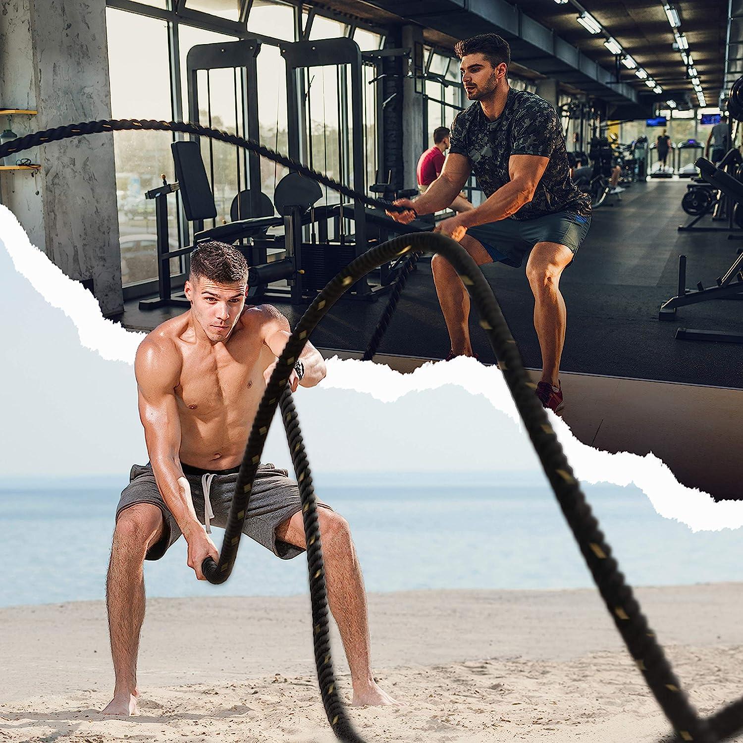 Battle rope 2025 pulley