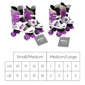 Cheap Roller Skates UK - Adjustable 4 Wheels Kids Roller Skates Boots
