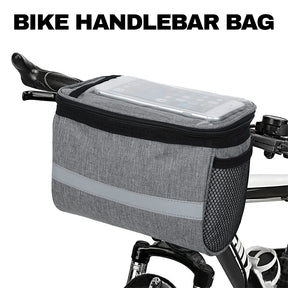 Handlebar Bags for Bikes - Bicycle Front Waterproof Basket Cycling Organiser UK