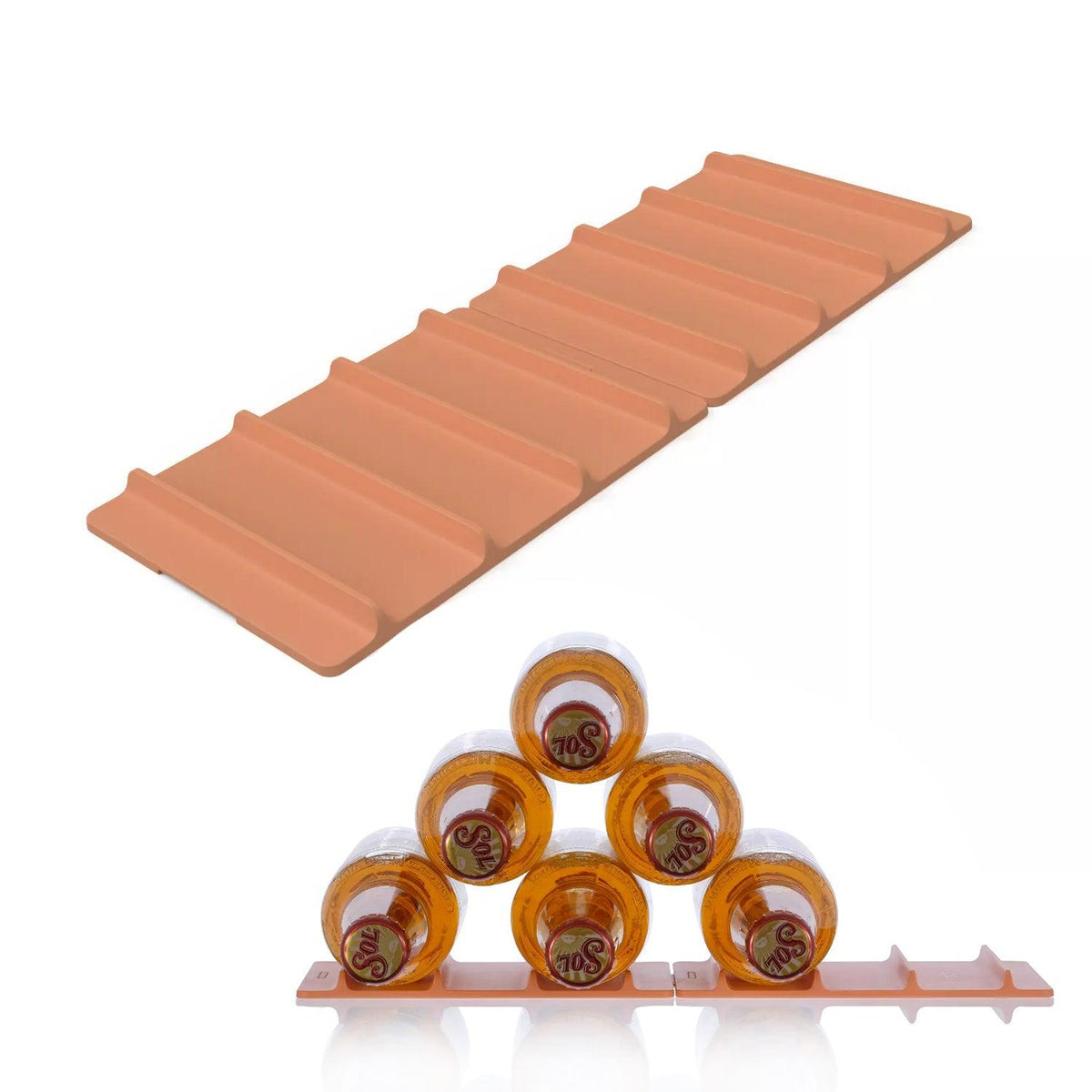 Home Bottle Stacking Mat - Fridge Organiser Wine Beer Stacking Mat ...