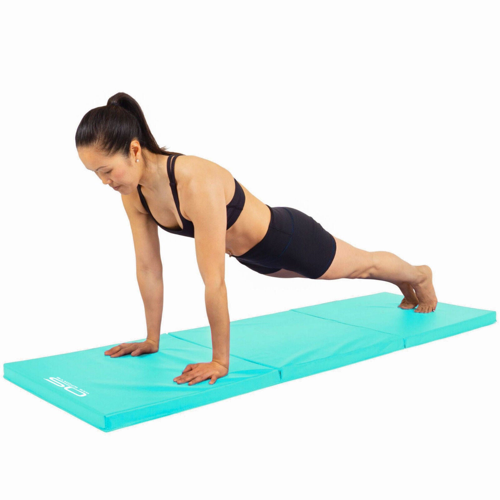 Foldable Gymnastics Mat UK - Exercise Crash Yoga mats Aerobic Jump