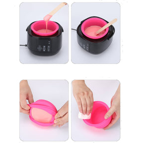 Wax Pot Kits - Digital Wax Warmer Hair Removal Kit Heater Wax Bean Depilatory Machine Stick
