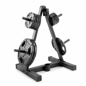 Weights Plate Stand - 1" Standard Weight Plate Rack Barbell Disc Stand