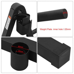 Weights Plate Stand - 1" Standard Weight Plate Rack Barbell Disc Stand
