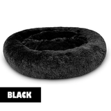 Donut-shaped dog bed for indoor use