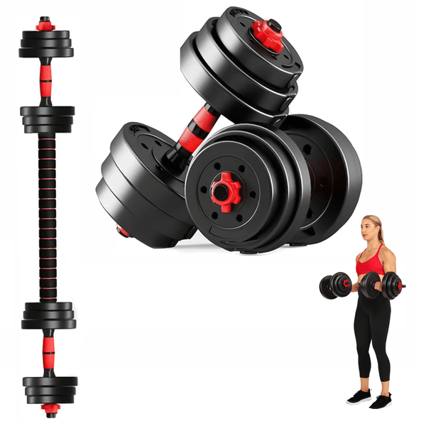 Dumbbell with Adjustable Weight Adjustable Dumbbell with Nylon Wrapped Plate and Quick Weight Change Handle Safe