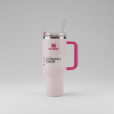 Durable metal straw tumbler for gym and outdoor use