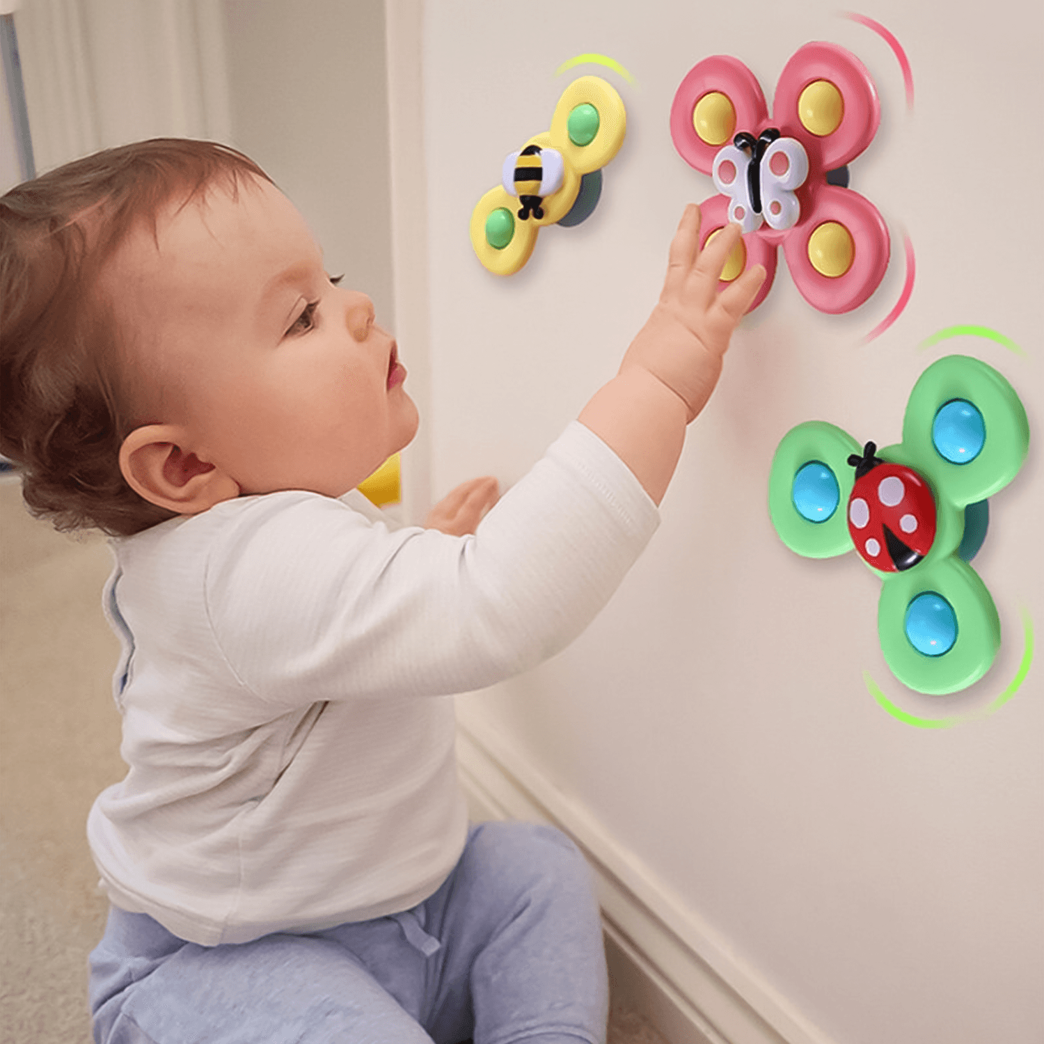 Durable plastic fidget spinner for everyday use