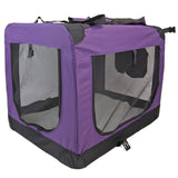 Durable plastic pet crate for safe travel