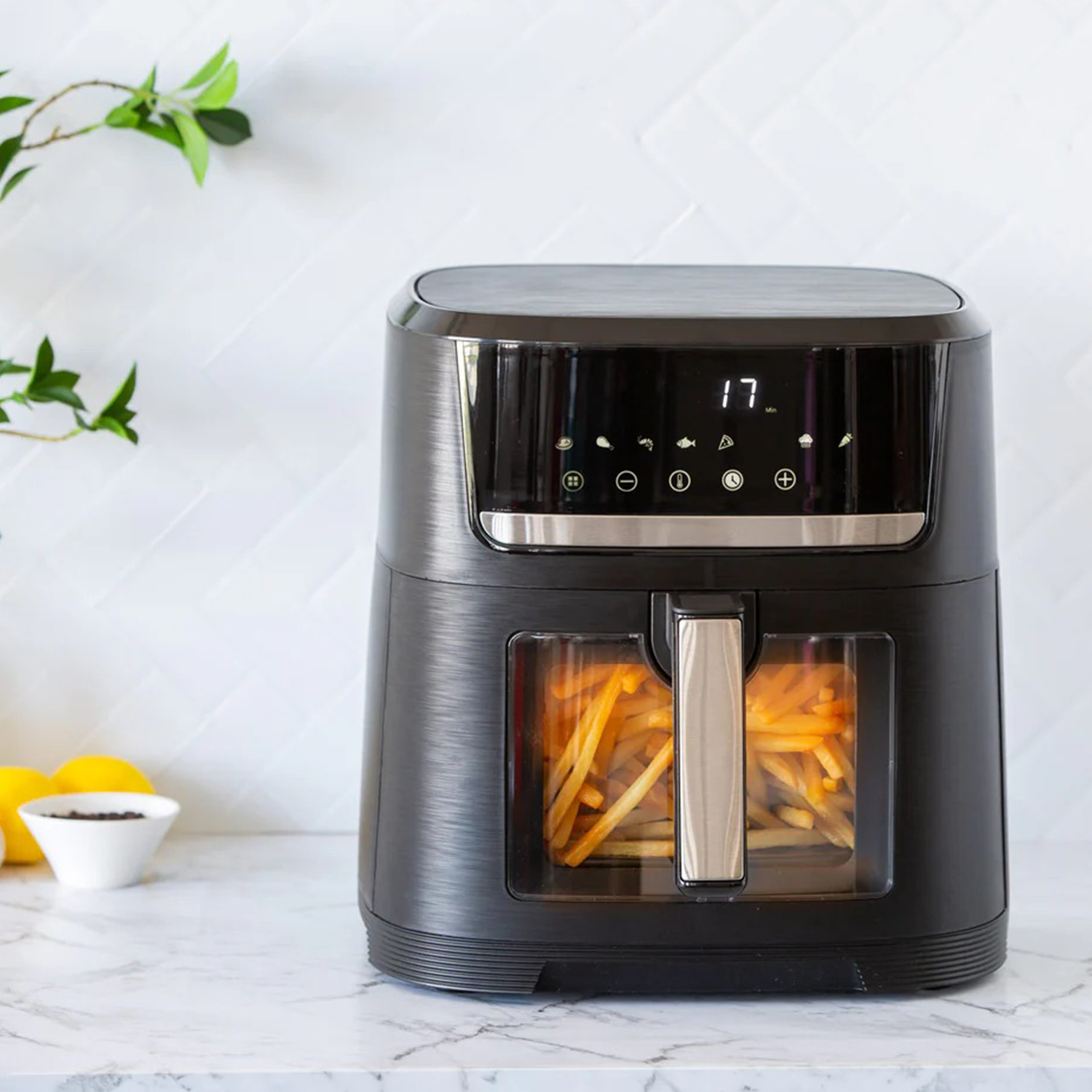 Energy efficient air fryer for fast meals