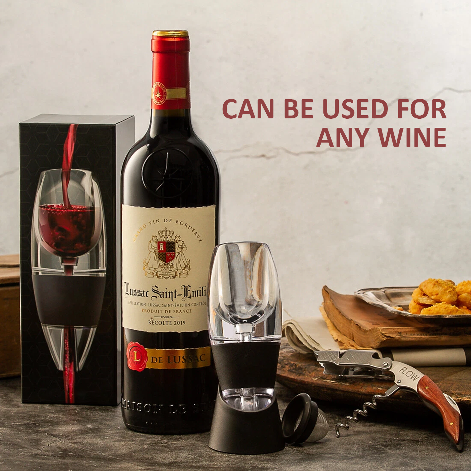 Wine Aerator Decanter - Red Wine Aerator & Stand red/White Wine Decanter