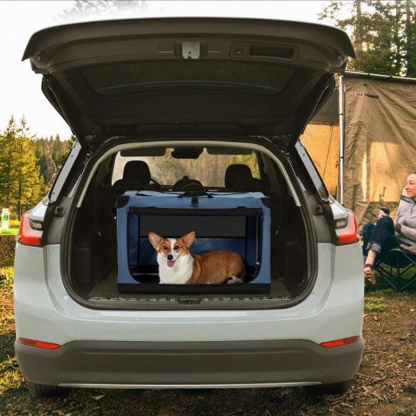 Pet Travel Crate Fabric Dog Crate Puppy Carrier Cat Travel Cage UK Maskura Get Trendy Get Fit