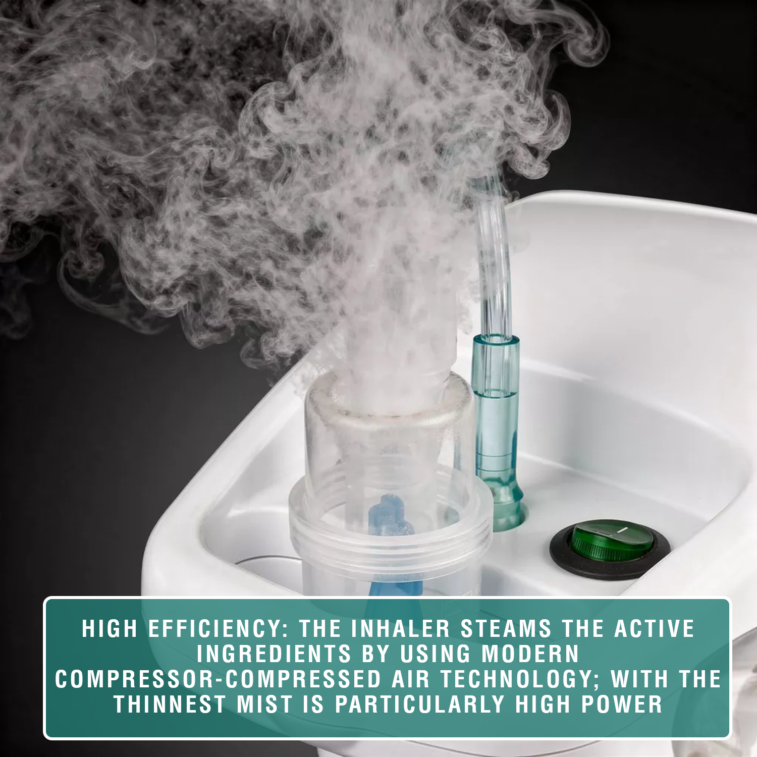 Facial steam inhaler for congestion and sinus care