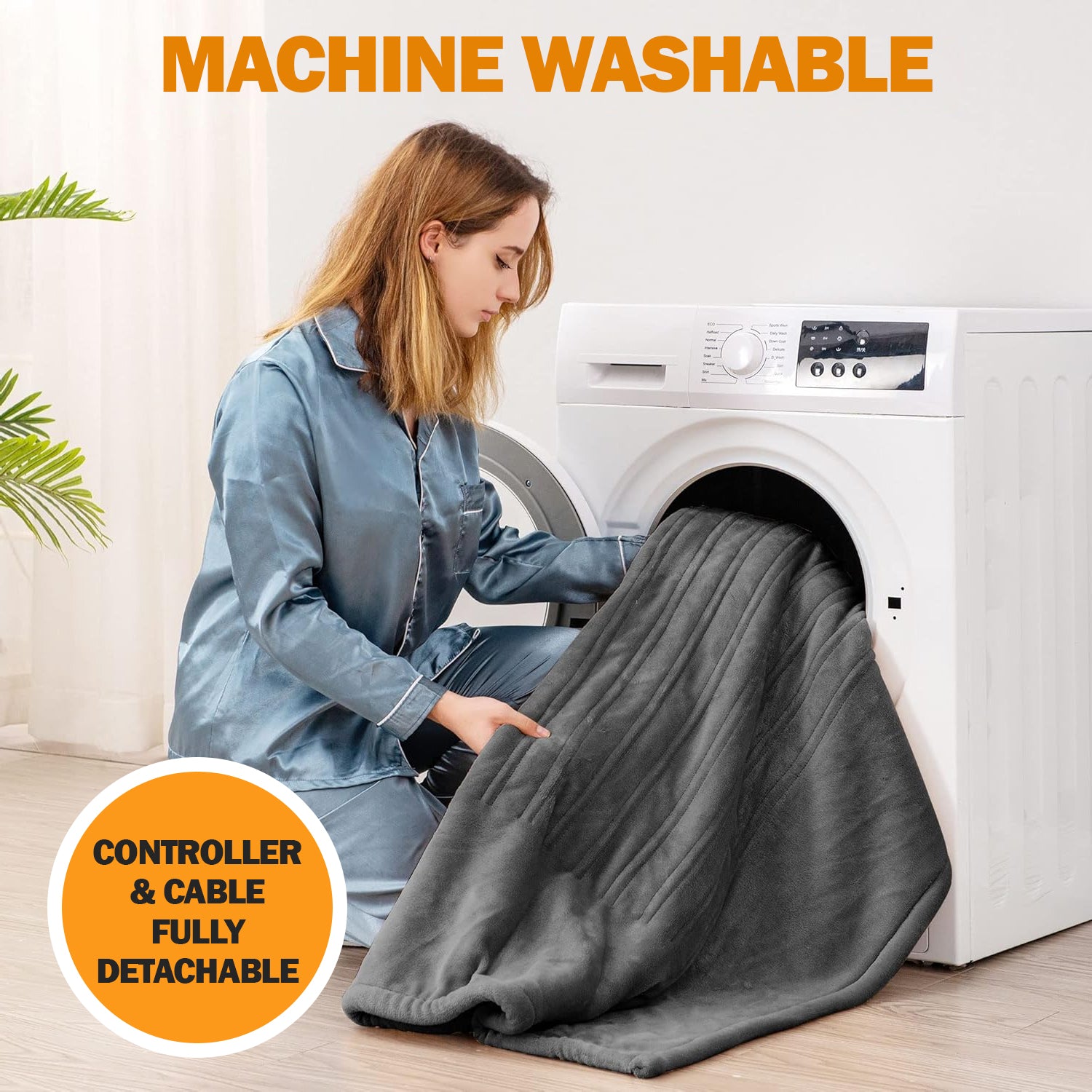 Fast heating electric blanket king size