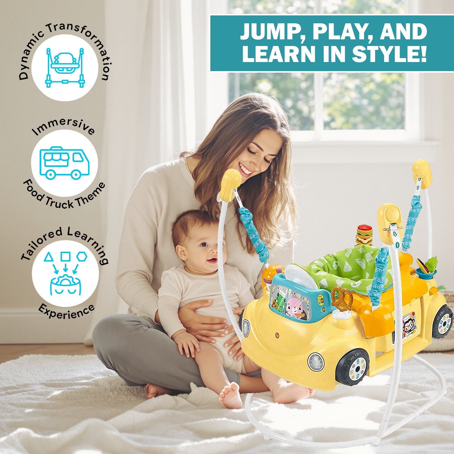 Fisher-Price Servin Up Fun Jumperoo for babies