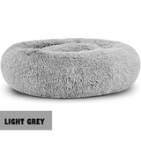 Fluffy donut dog bed for small pets