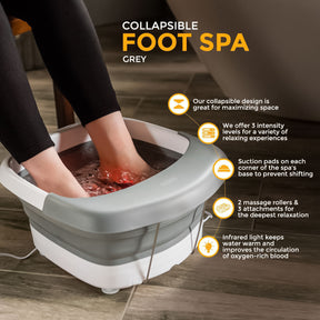 Foot Spa Massager - Foot Spa Pedicure Wet Bath Bubble Massage Bucket