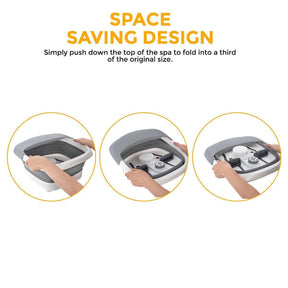 Foot Spa Massager - Foot Spa Pedicure Wet Bath Bubble Massage Bucket