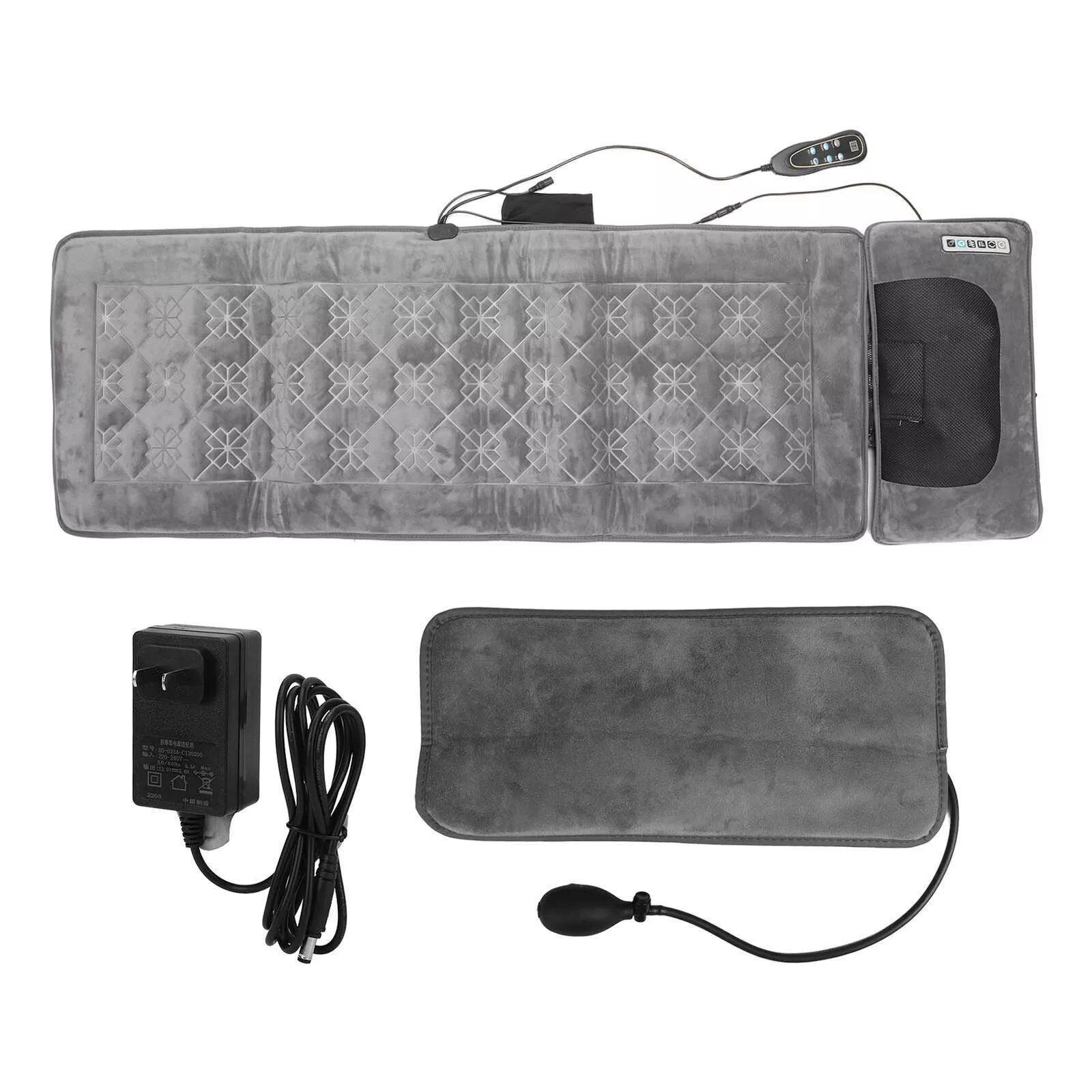 Full body massage mat with heat and vibration