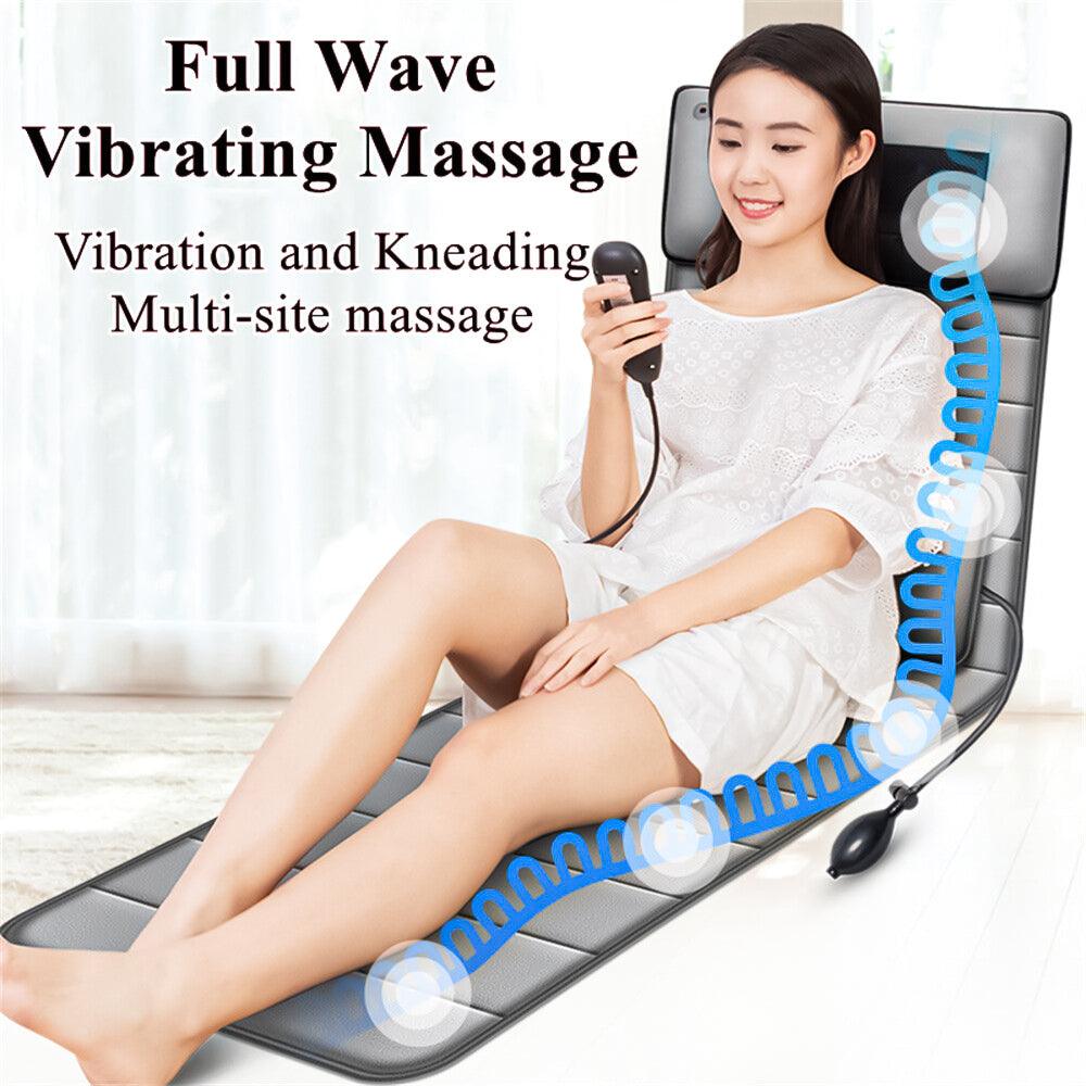 Full body therapy mat with multiple massage modes
