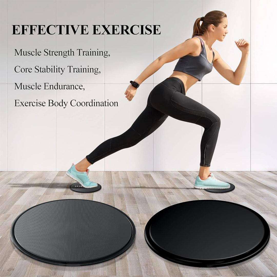 Foot Sliders for Exercise - Core Sliders Gliding Disc Abs Exercise -  Maskura - Get Trendy, Get Fit